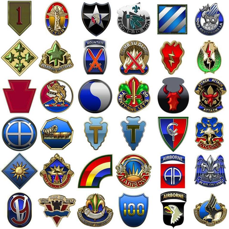 Symbole i insygnia na odzieży wojskowej